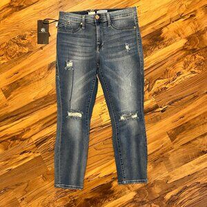 Womens Rock and Republic Mid Rise Capris Jeans Size 10 NWT